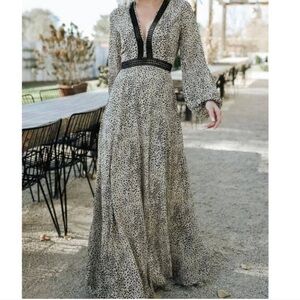 BALTIC BORN Cha Cha Print Maxi Dress